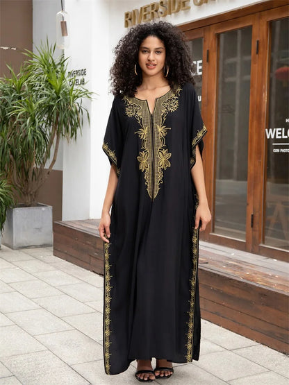 Bohemian Embroidered Kaftan