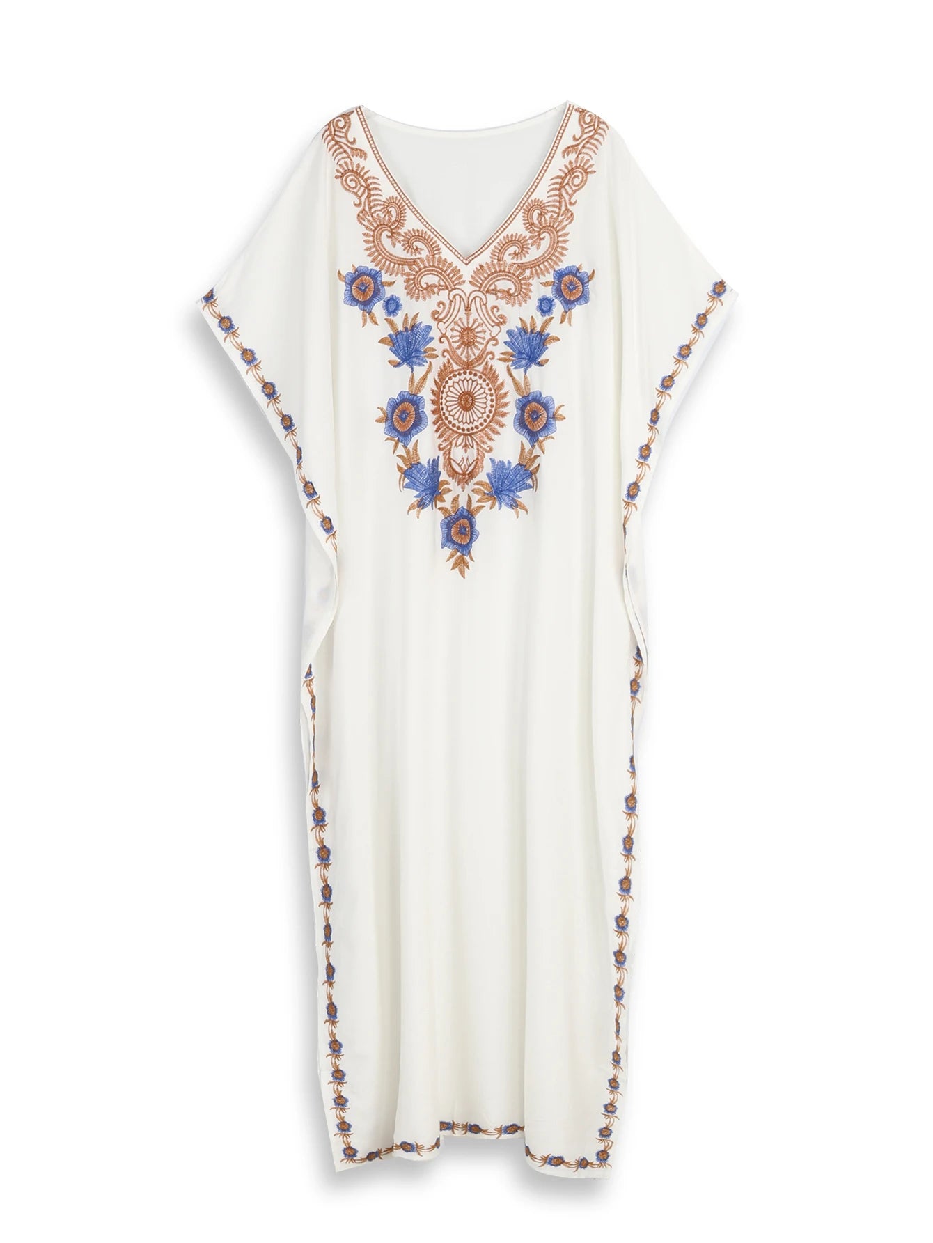 Bohemian Embroidered Kaftan