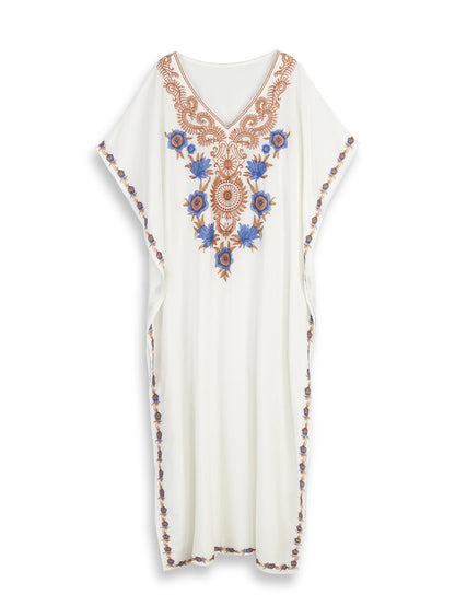 Bohemian Embroidered Kaftan