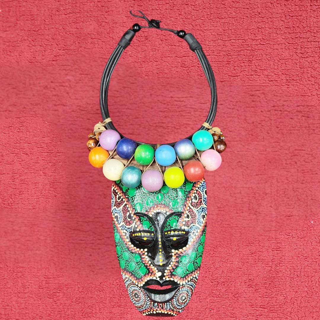 Carnival Spirit Mask Necklace