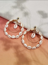 Cowrie Shell Earrings Perfect for Memorial Day 2024