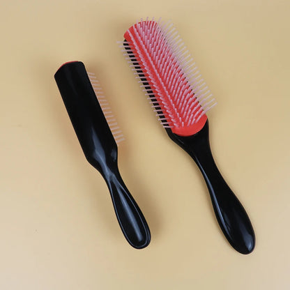 two denman brushes one to see from the front and the back side from the  other
