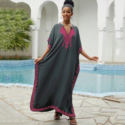 Elegant Embroidered Kaftan