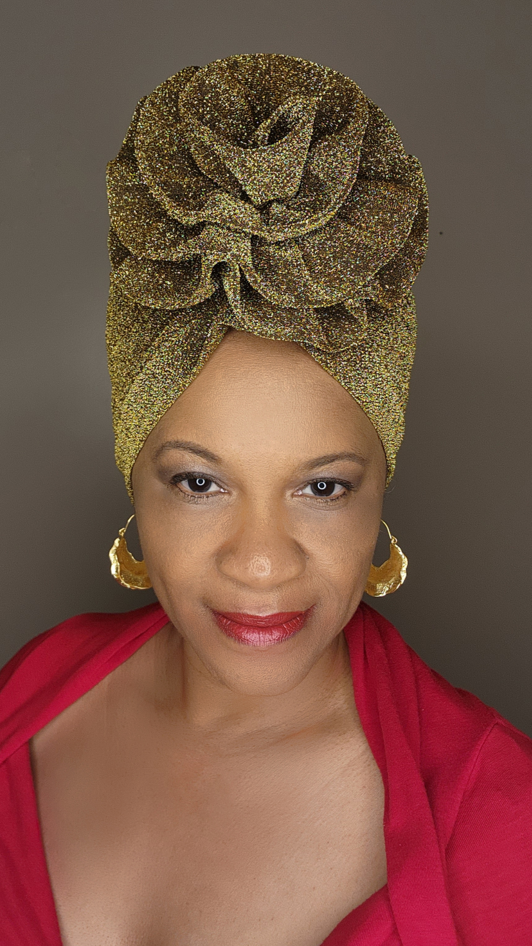 Prewrapped flower turban - WhatNaturalsLove.com