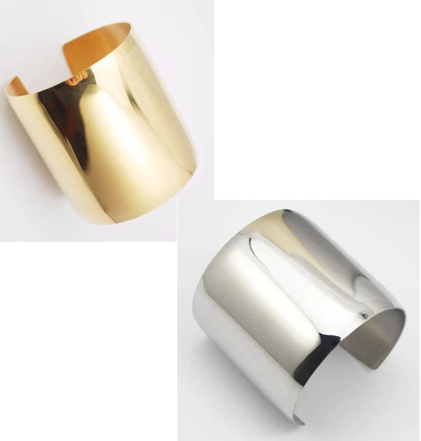 Wide Stainless Steel Hair Cuff to make your ponytail stand out