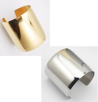 Wide Stainless Steel Hair Cuff to make your ponytail stand out