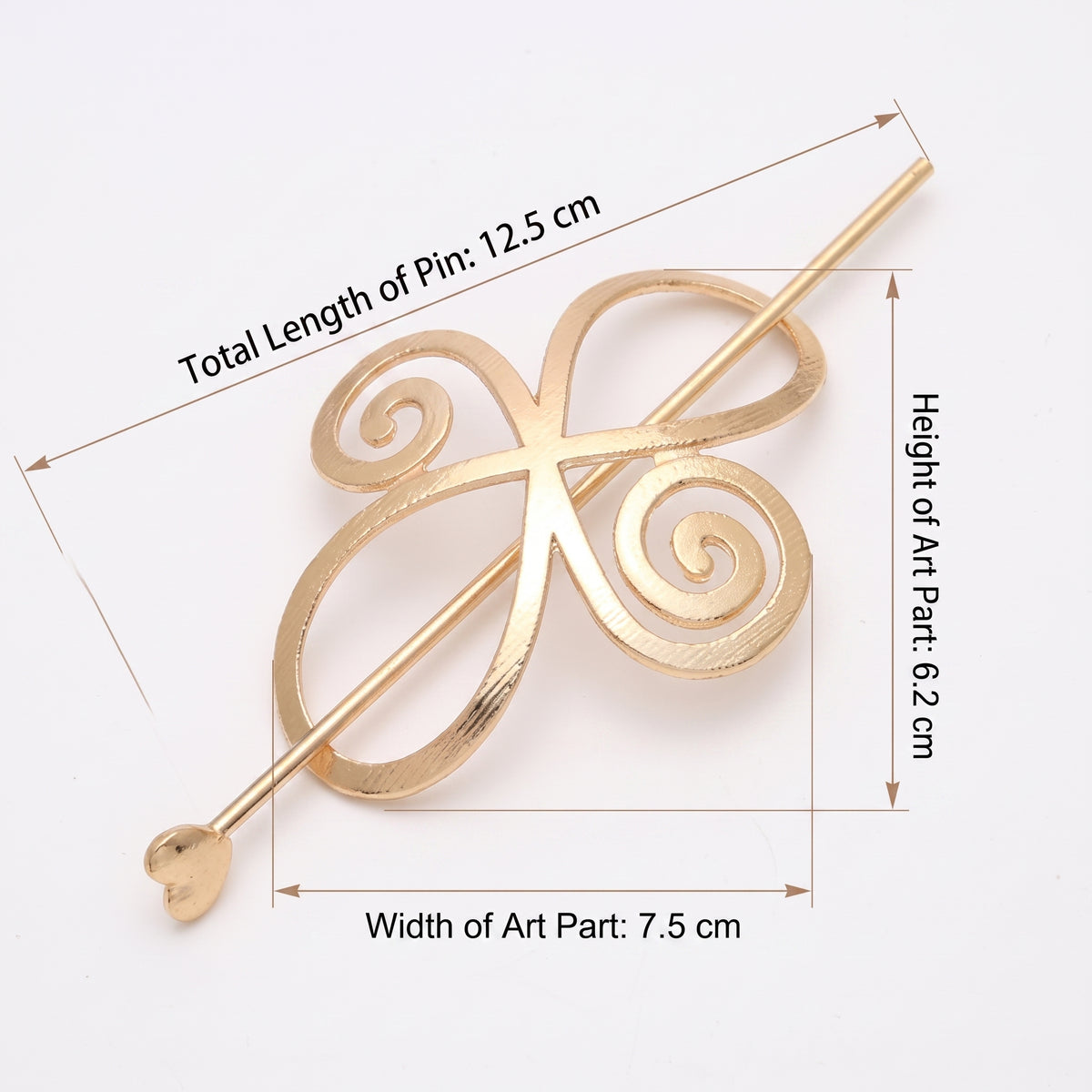 Hair Pin Barrette pour toutes les textures de cheveux : Locs, Curls et Natural Hair