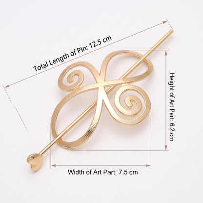 Hair Pin Barrette pour toutes les textures de cheveux : Locs, Curls et Natural Hair