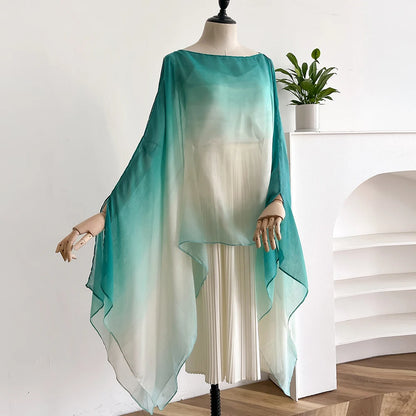 Gradient Sheer Shawl