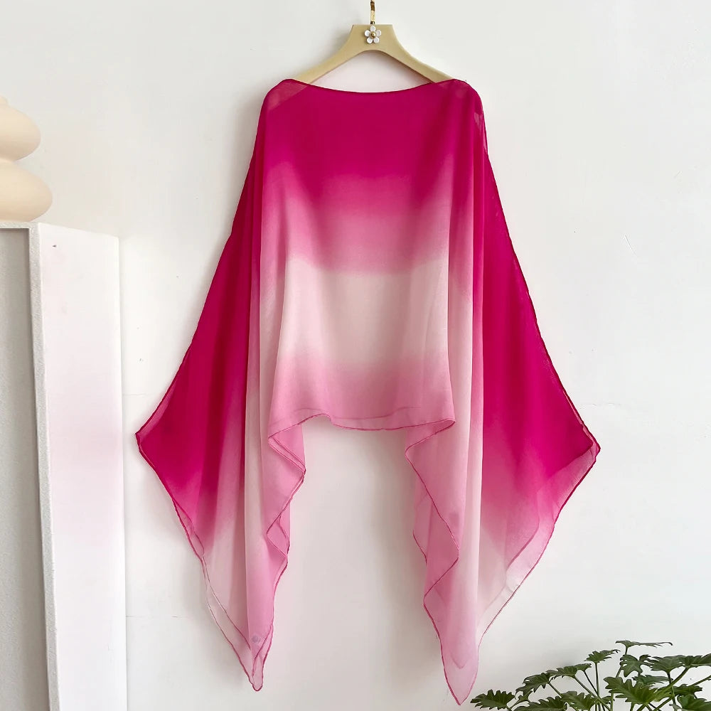 Gradient Sheer Shawl