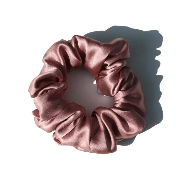 Super Soft 100% Pure Mulberry Silk Scrunchies Large