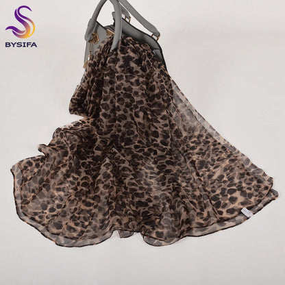 Pure 100%  Natural Silk Long Printed Scarf for all seasons