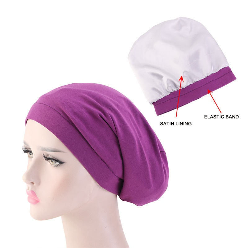 Bonnet à la mode doublé de satin