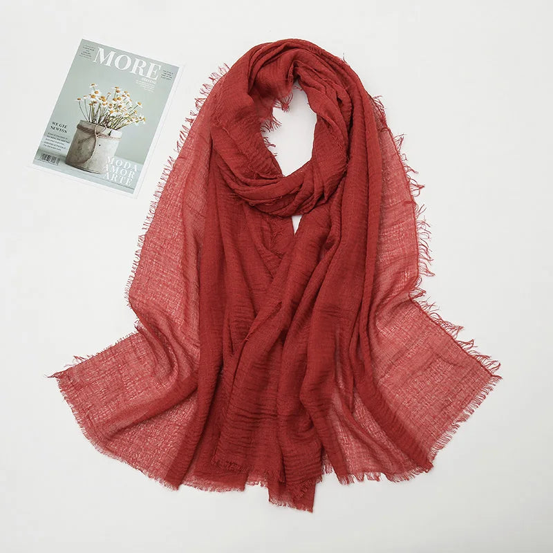 Fashionable Multi Wear Headwrap Scarf and Shawl