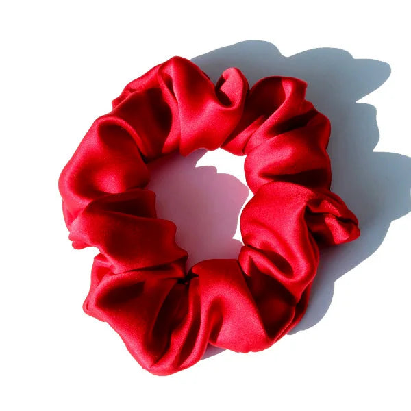 Super Soft 100% Pure Mulberry Silk Scrunchies Large