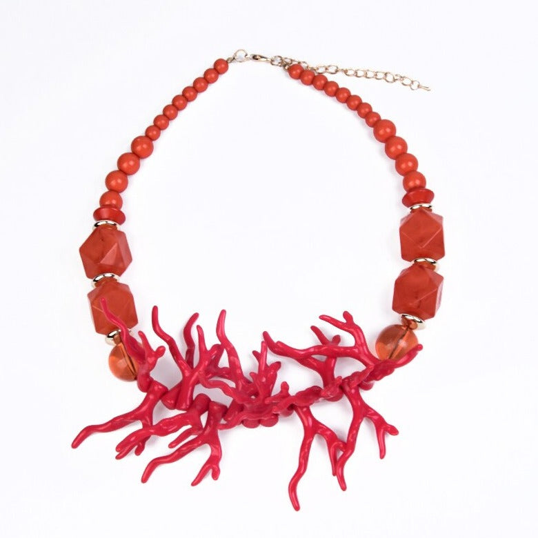 Handmade Beaded Chain Choker Necklace For Women.