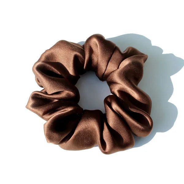 Super Soft 100% Pure Mulberry Silk Scrunchies Large