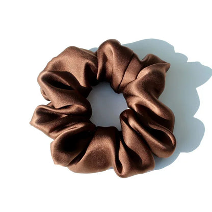 Super Soft 100% Pure Mulberry Silk Scrunchies Large