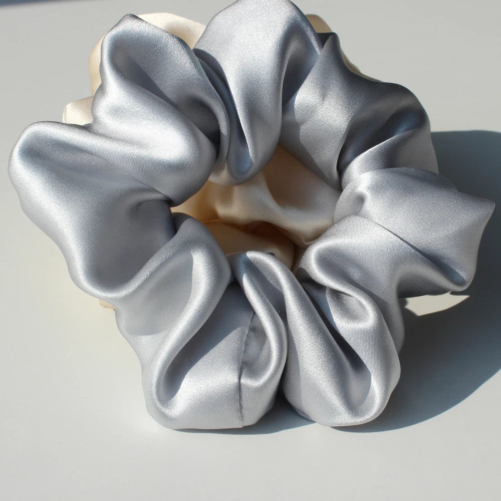 Super Soft 100% Pure Mulberry Silk Scrunchies Large