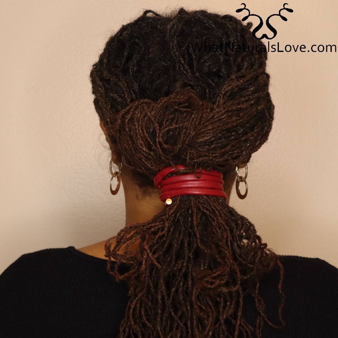 Non damaging Tension Free Easy to use Ponytail Holder for Locs