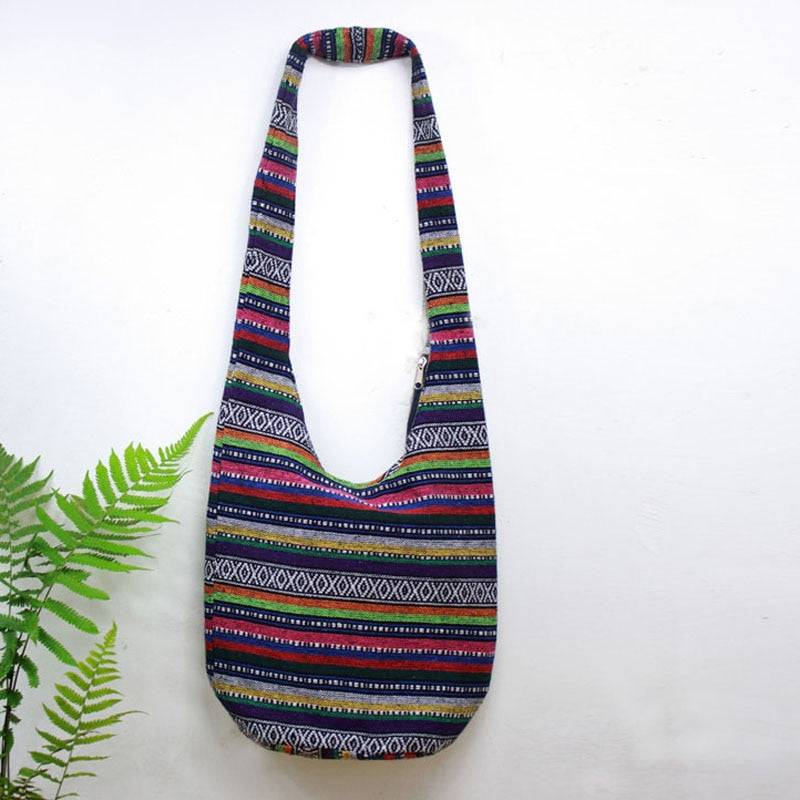 Handmade Sling Crossbody Shoulder Bag Bohemian Boho Style