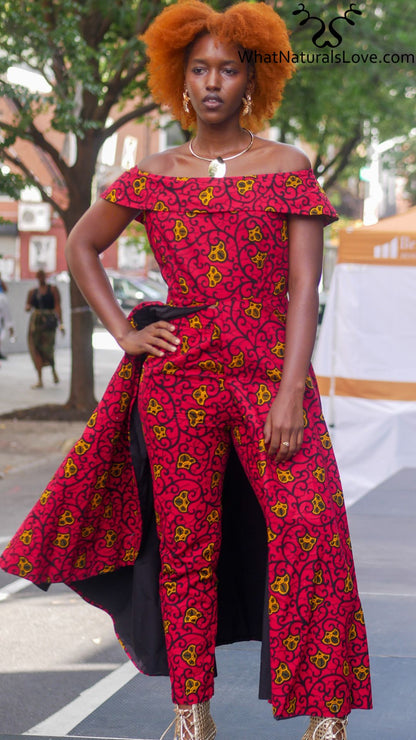 Kadija in African Pantsuit Professional and Stylish 
