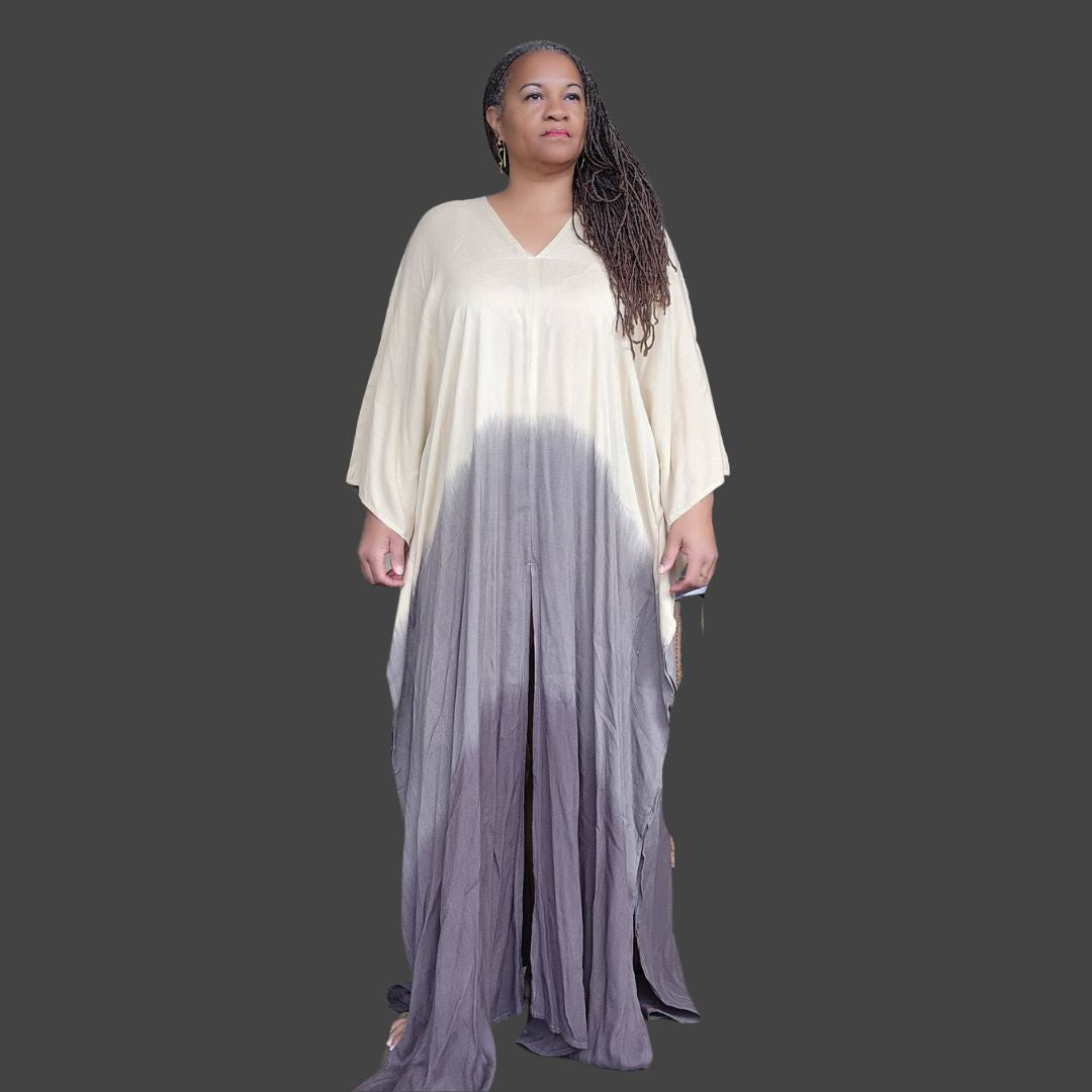 silk maxi kaftan dress SS Kaftan