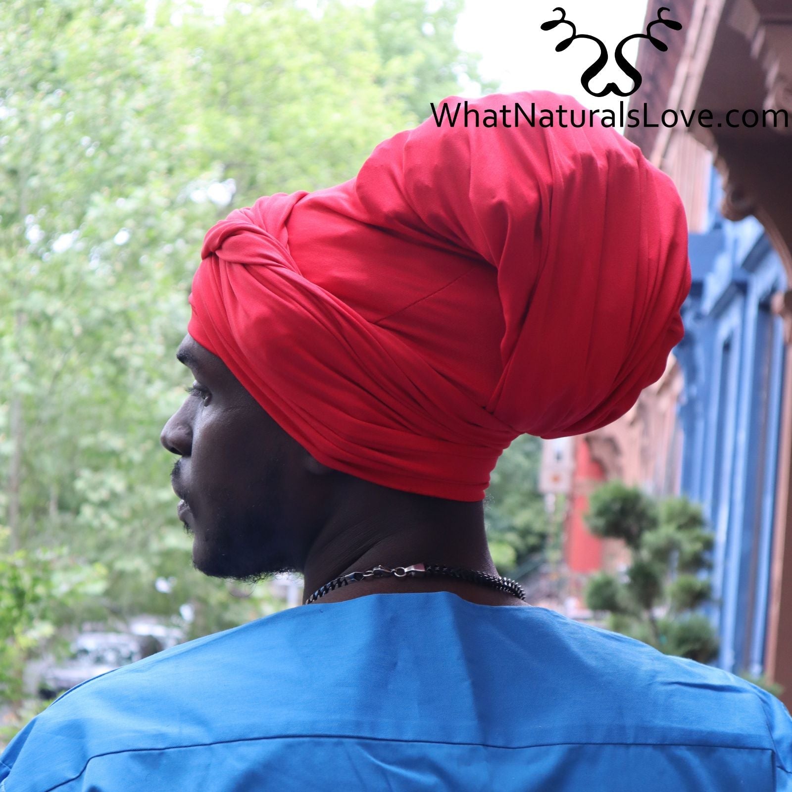 Easy Headwrap to style and protect Locs, Sisterlocks and Dreadlocks