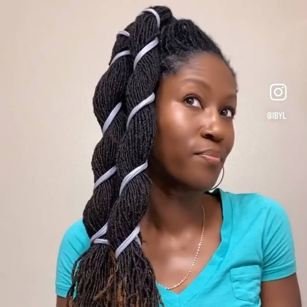 Non damaging Easy to use Ponytail Holder for Locs