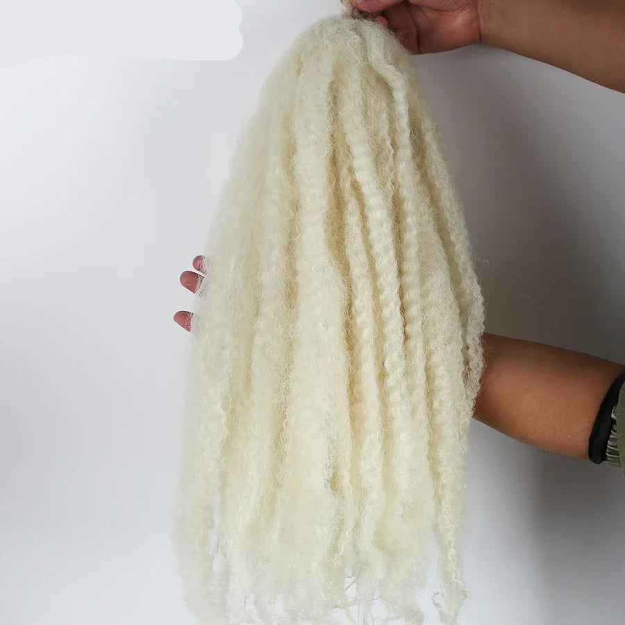 Marley Afro Kinky Braiding Hair - Blond