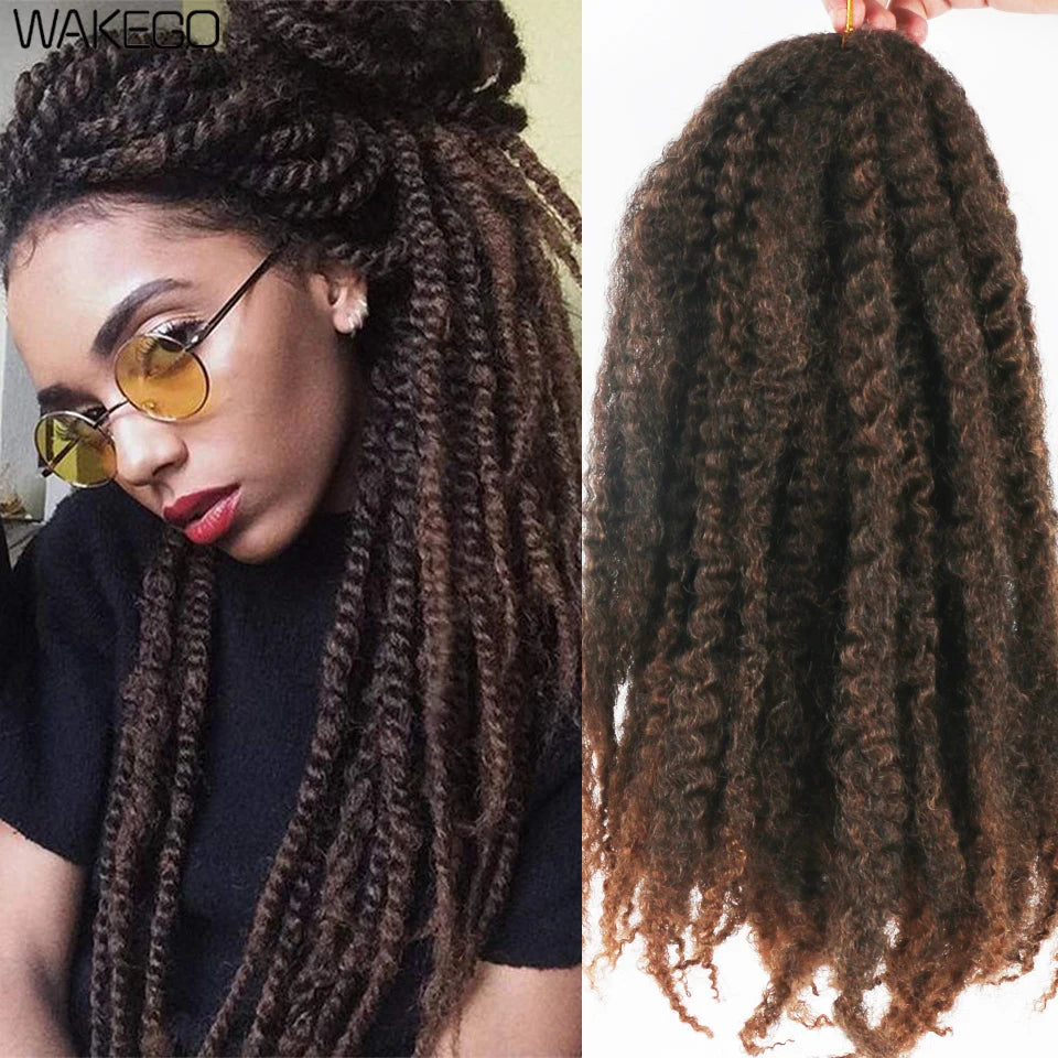  Marley Twist Crochet Hair - Brown