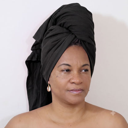 Super Absorbent Quick-drying Anti-Frizz Hair Towel Lint-free - WhatNaturalsLove.com