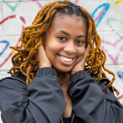 Woman with Dreadlocks-Locs-Rasta extensions