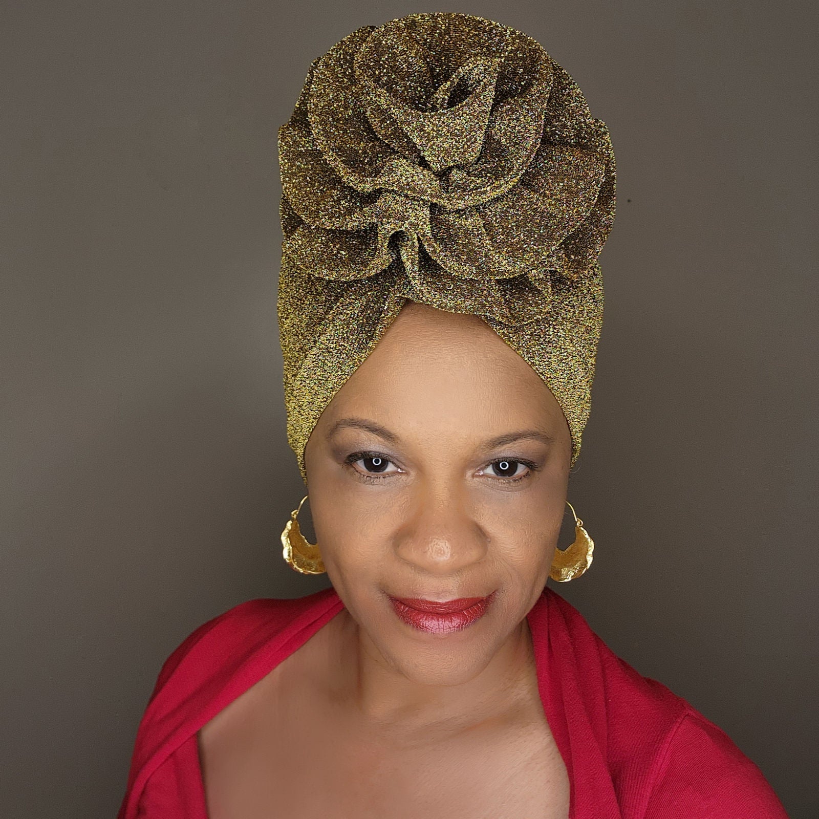 Prewrapped flower turban - WhatNaturalsLove.com