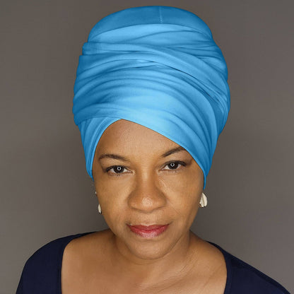 Multi Wear Magic Headwrap for Locs, Sisterlocks, Braids, Afros and Dreadlocks - Solid Colors