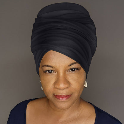 Multi Wear Magic Headwrap for Locs, Sisterlocks, Braids, Afros and Dreadlocks - Solid Colors