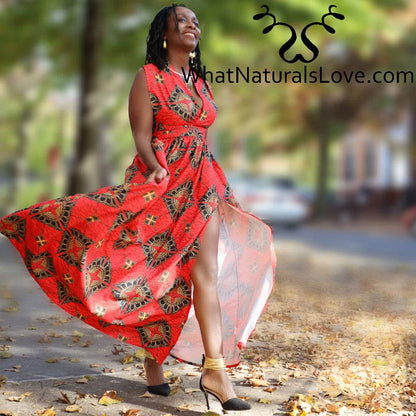 African Infinity Maxi Dress