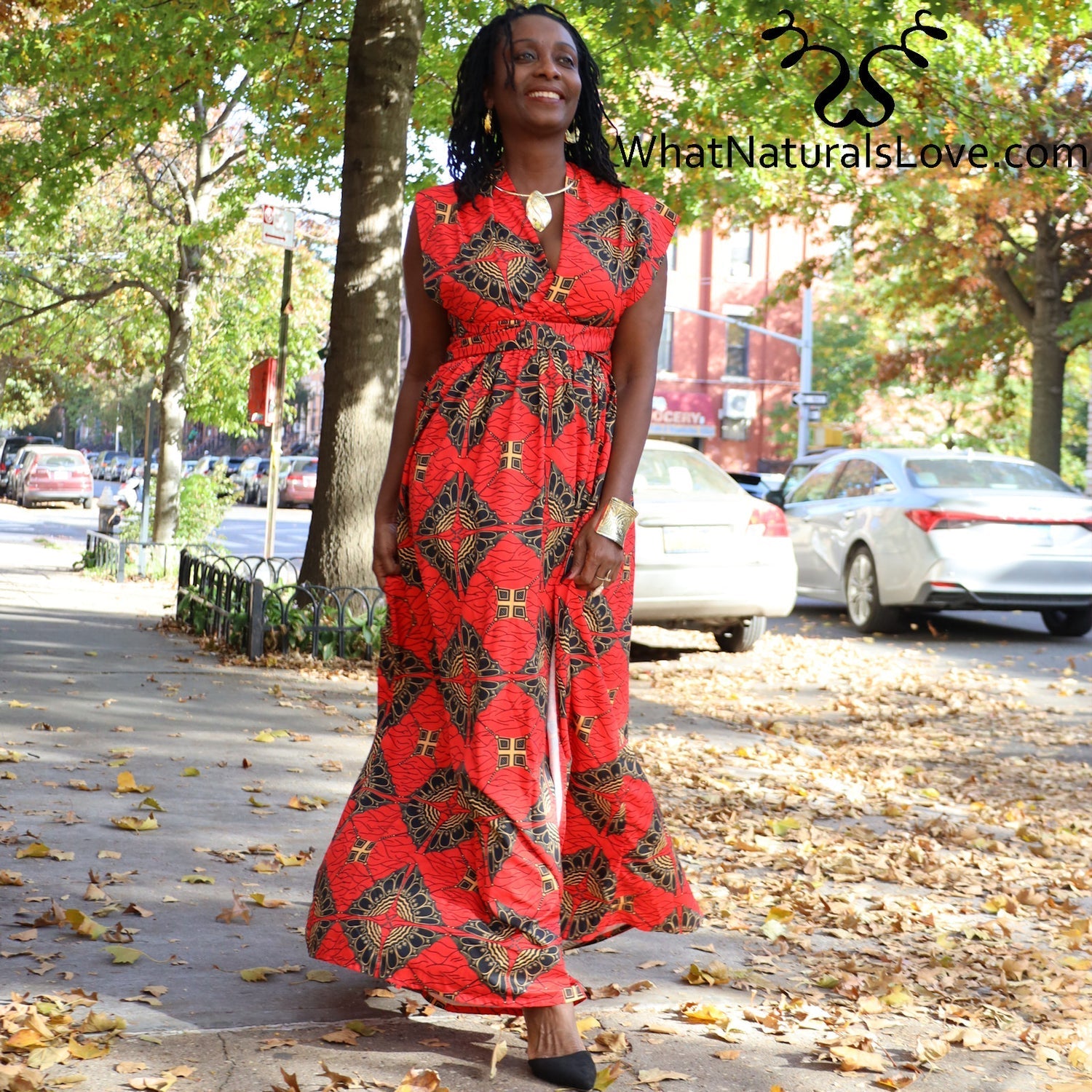 African Infinity Maxi Dress