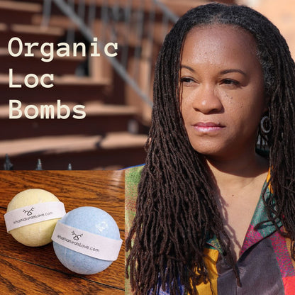 Organic Shampoo Bombs for Locs, Braids &amp; Natural Hair