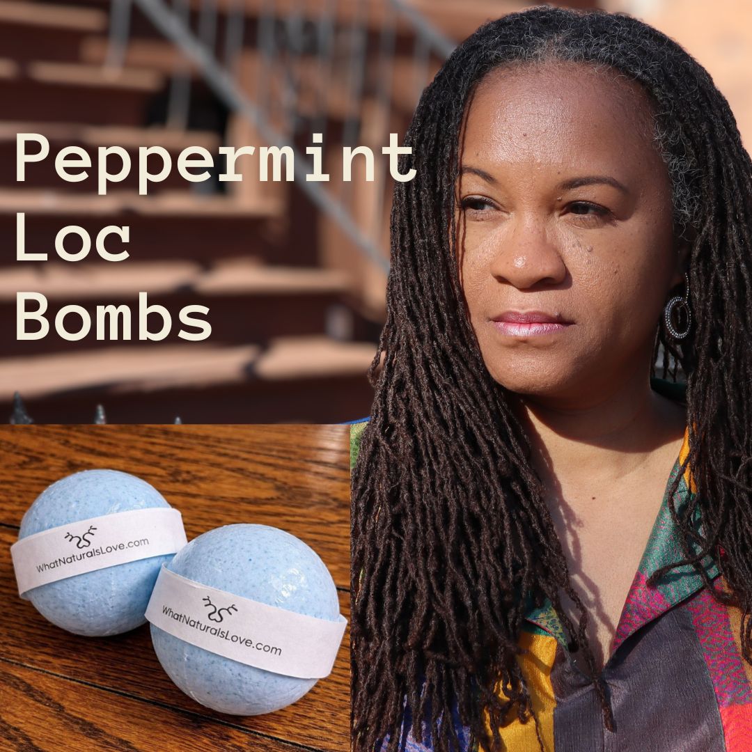 Organic Shampoo Bombs for Locs, Braids &amp; Natural Hair