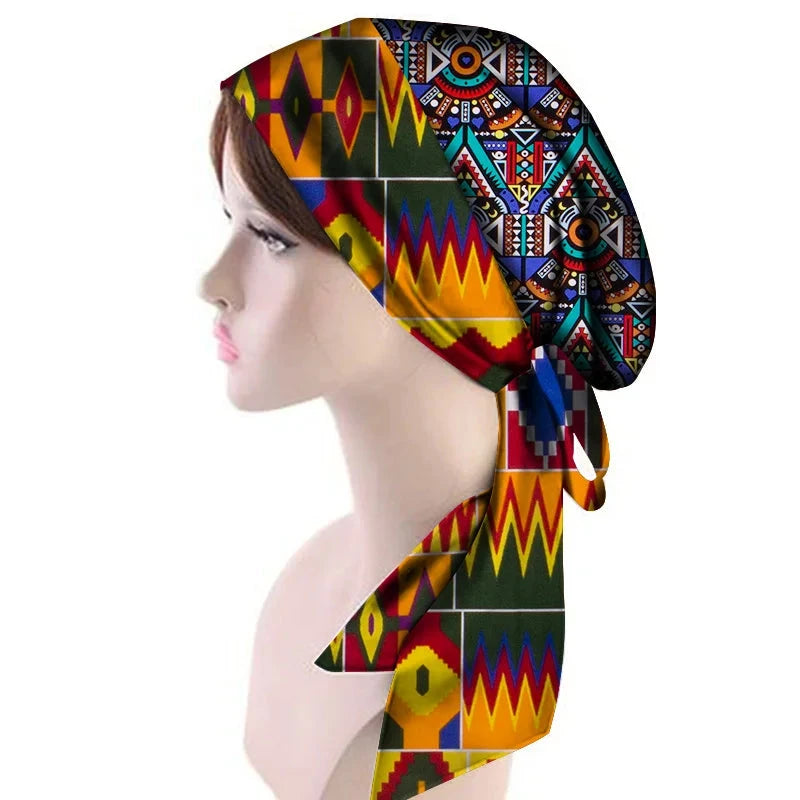 Printed Headscarf Hair Accessory