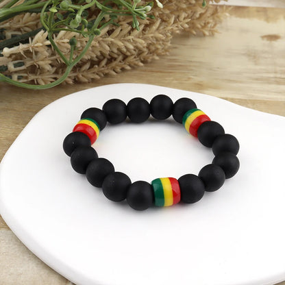 Rasta Beaded Bracelet Set 