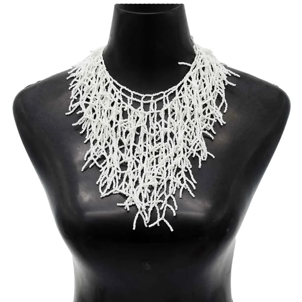 Handmade Boho Ethnic Big Choker Necklace