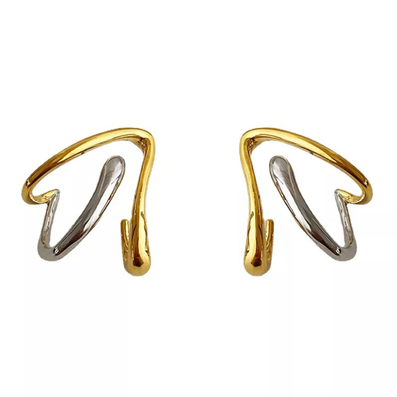 Abstract Swirl earrings