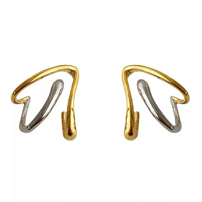 Abstract Swirl earrings