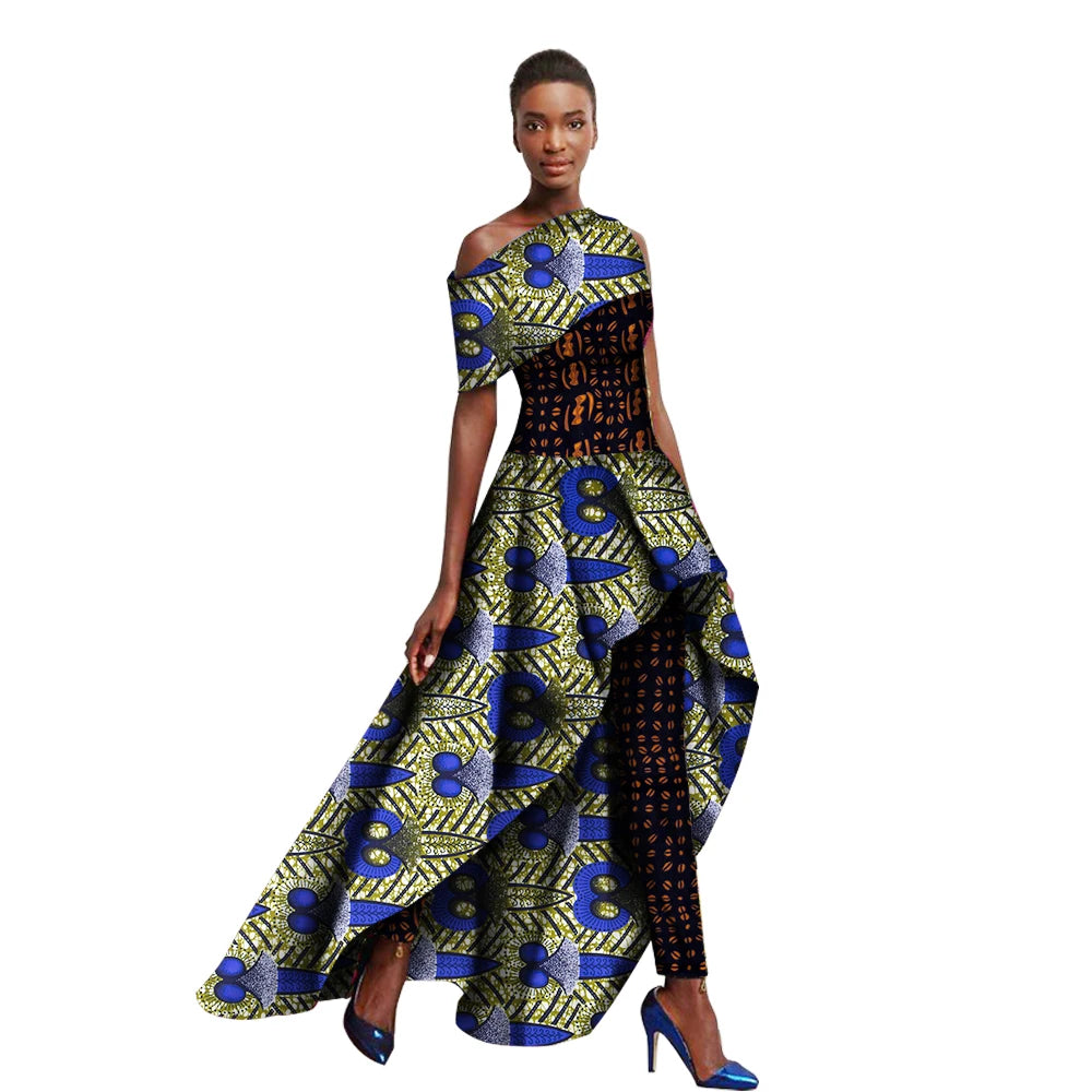 Off-Shoulder Two Piece Ankare Suite for Women