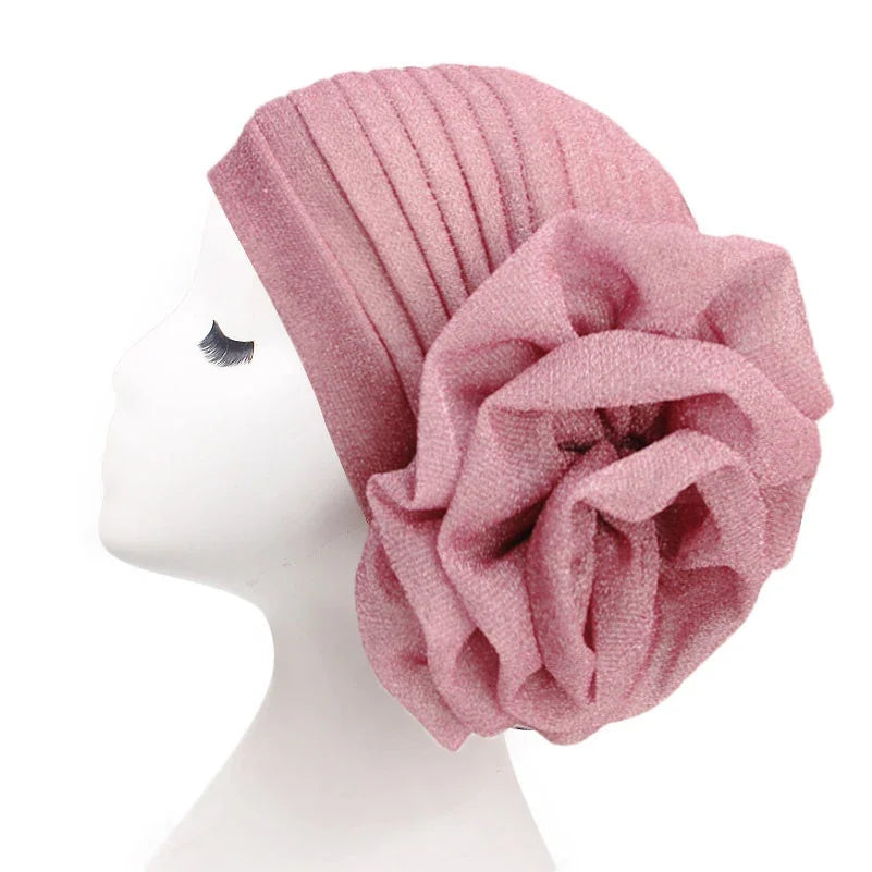 Prewrapped flower turban - WhatNaturalsLove.com