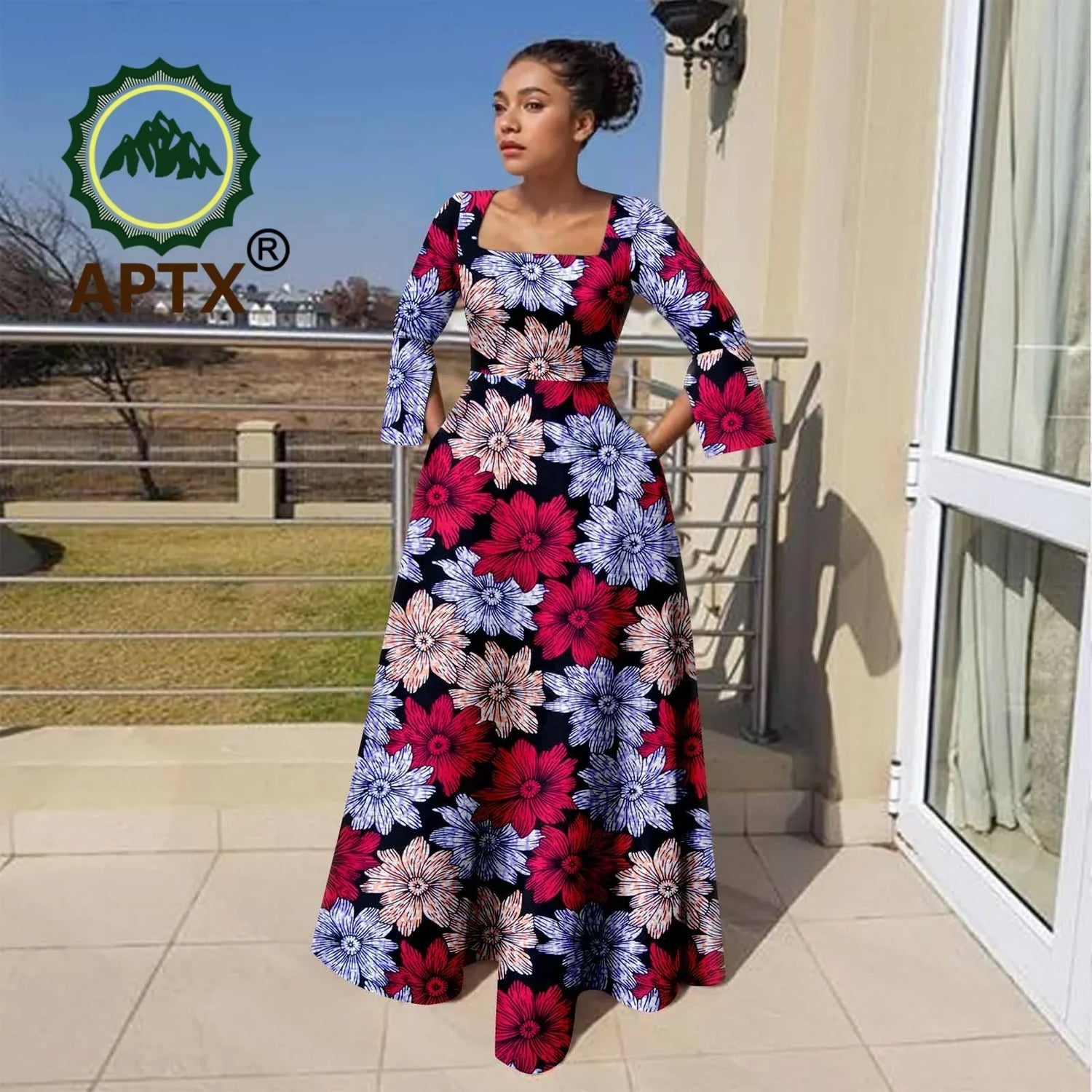 Curvy Ankara Maxi Dress - Plus Size Fashion | Stylish Pockets WhatNaturalsLove.com Curvy Ankara Maxi Dress - Plus Size Fashion | Stylish Pockets WhatNaturalsLove.com