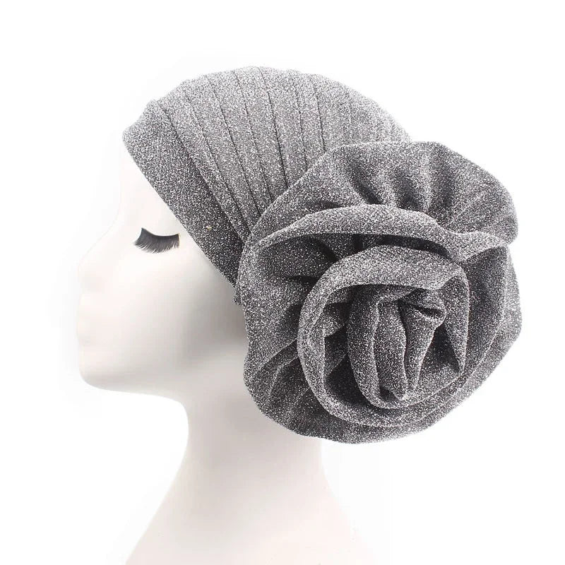 Prewrapped flower turban - WhatNaturalsLove.com