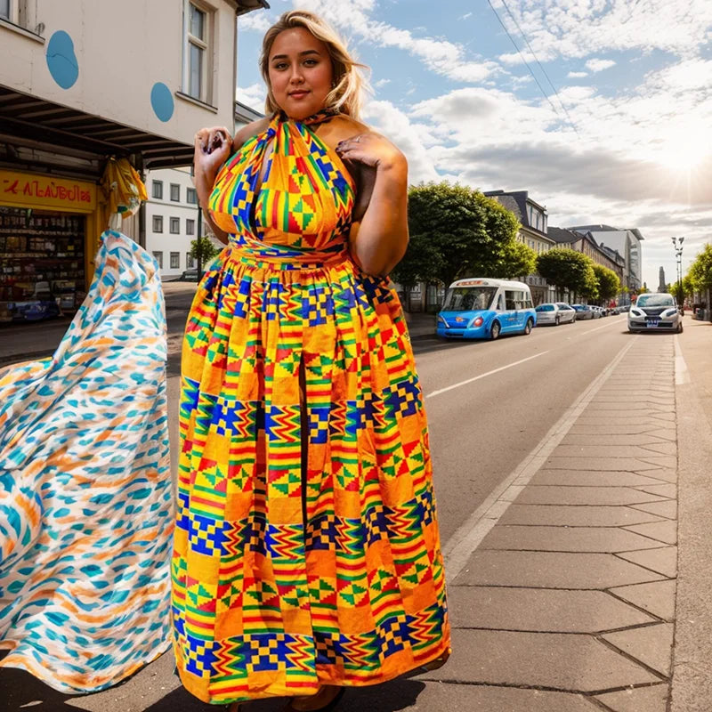 African Infinity Maxi Dress